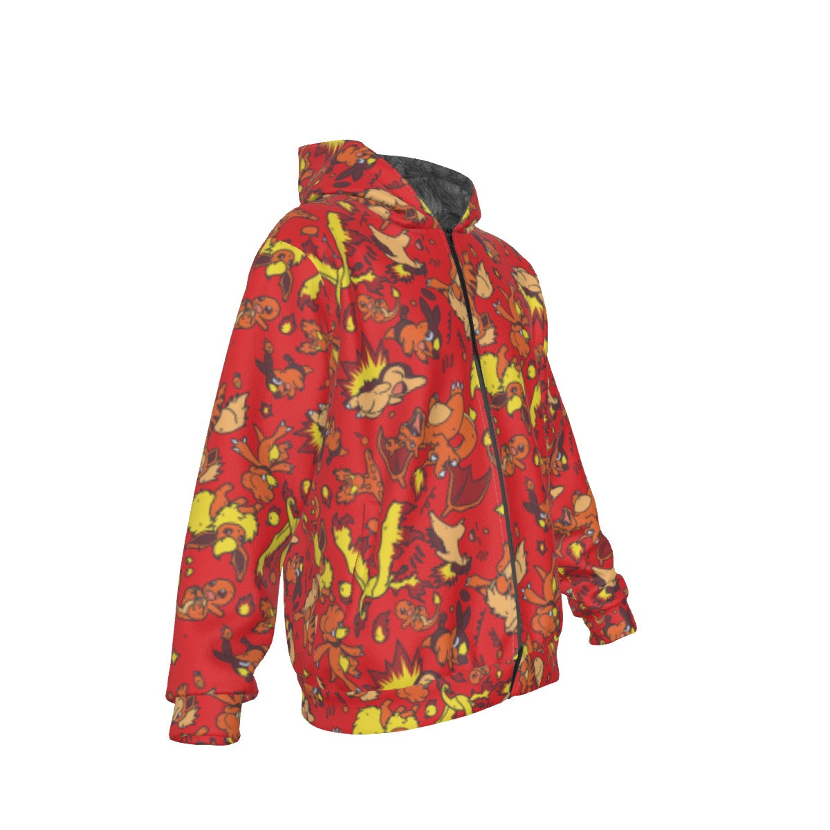 Fire Pattern Hoodie