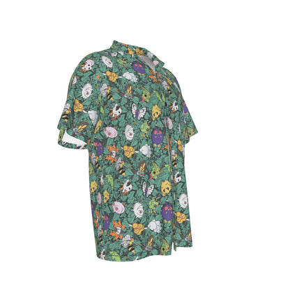 Bug Type Hawaiian Button Shirt