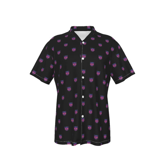 LED Gengar (Black) Button Shirt