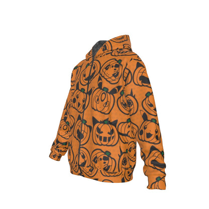 Halloween (Orange) Pattern Hoodie