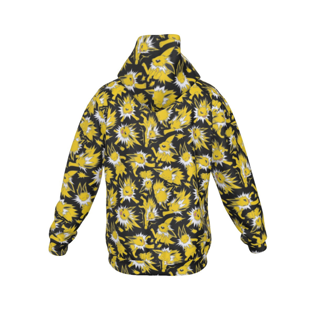 Jolteon (Black) Pattern Hoodie