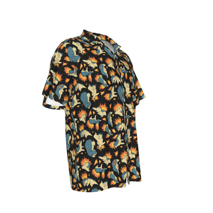 Typhlosion (Black) Button Shirt