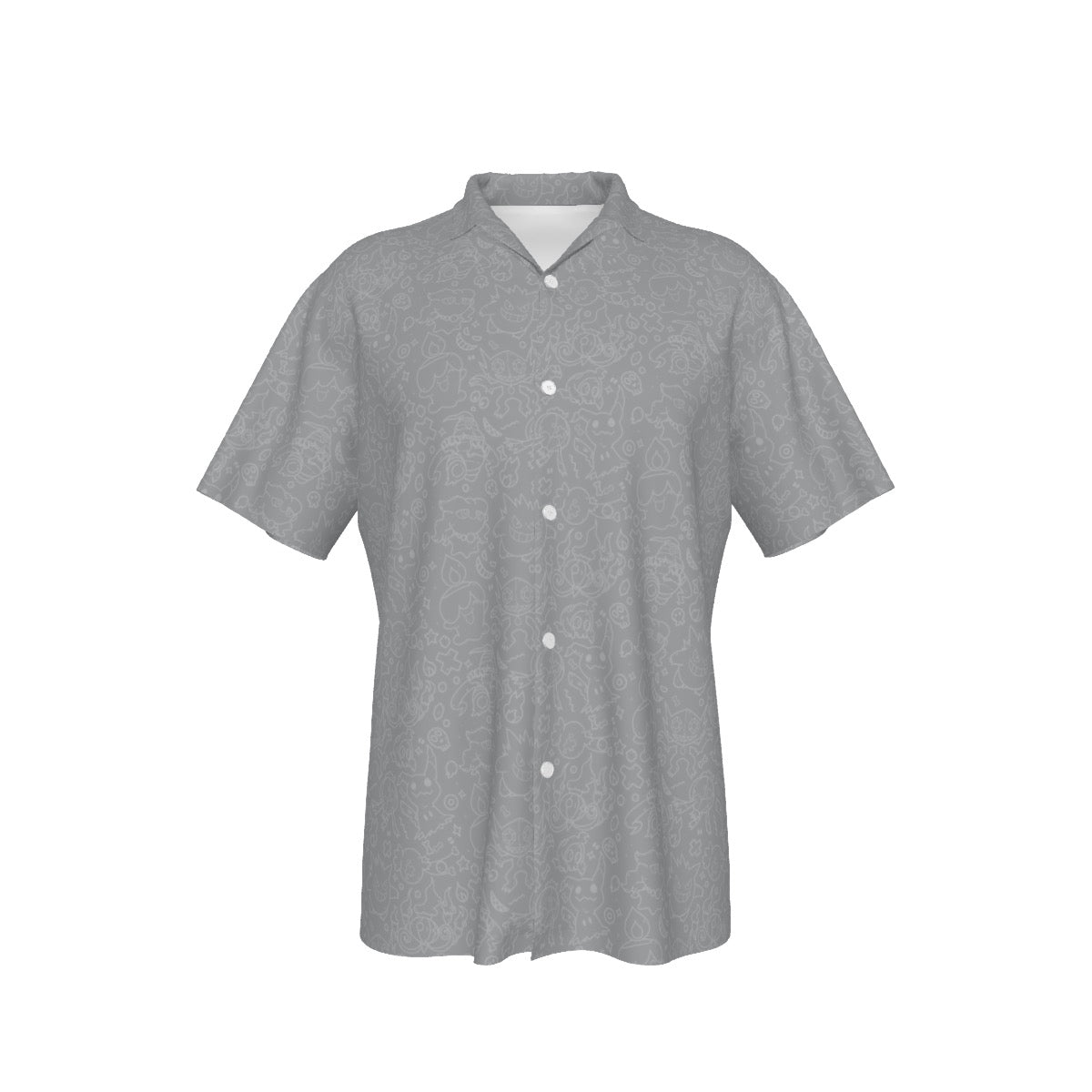 Ghost (Grey) Button Shirt