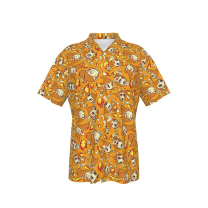 Chimchar Button Shirt