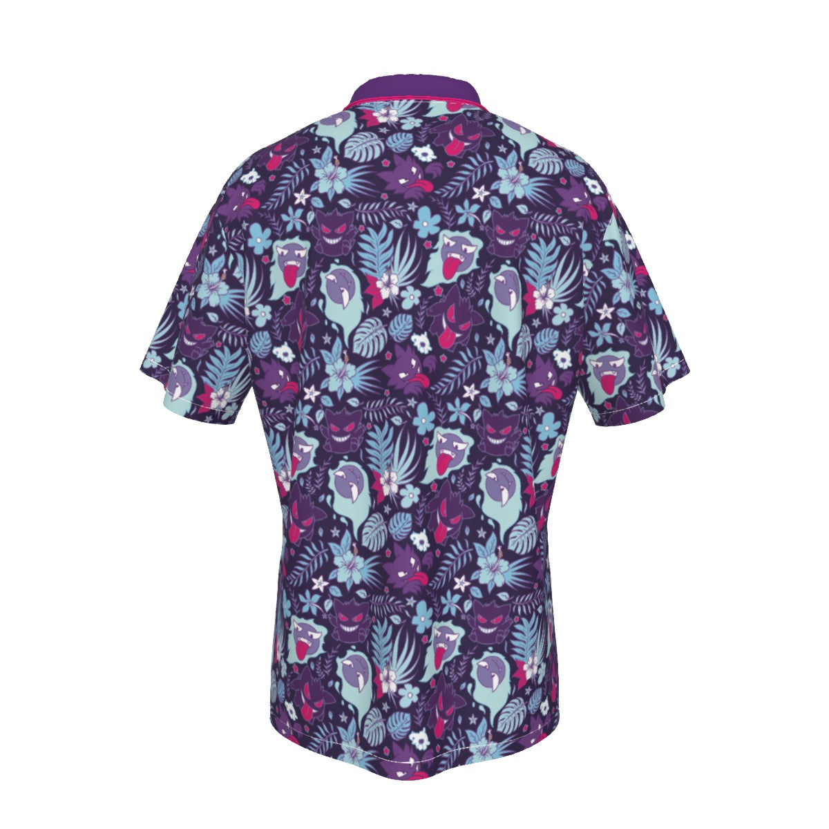 Gengar Hawiian Button Shirt