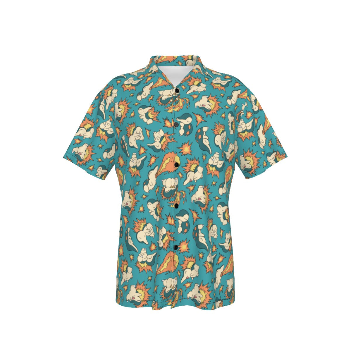 Cyndaquil Button Shirt