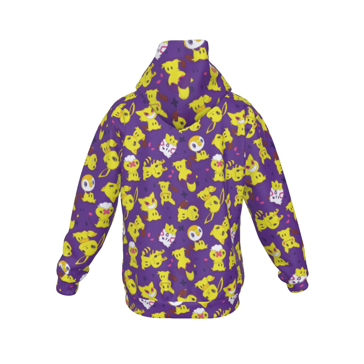 Mimikyu (Purple) Pattern Hoodie