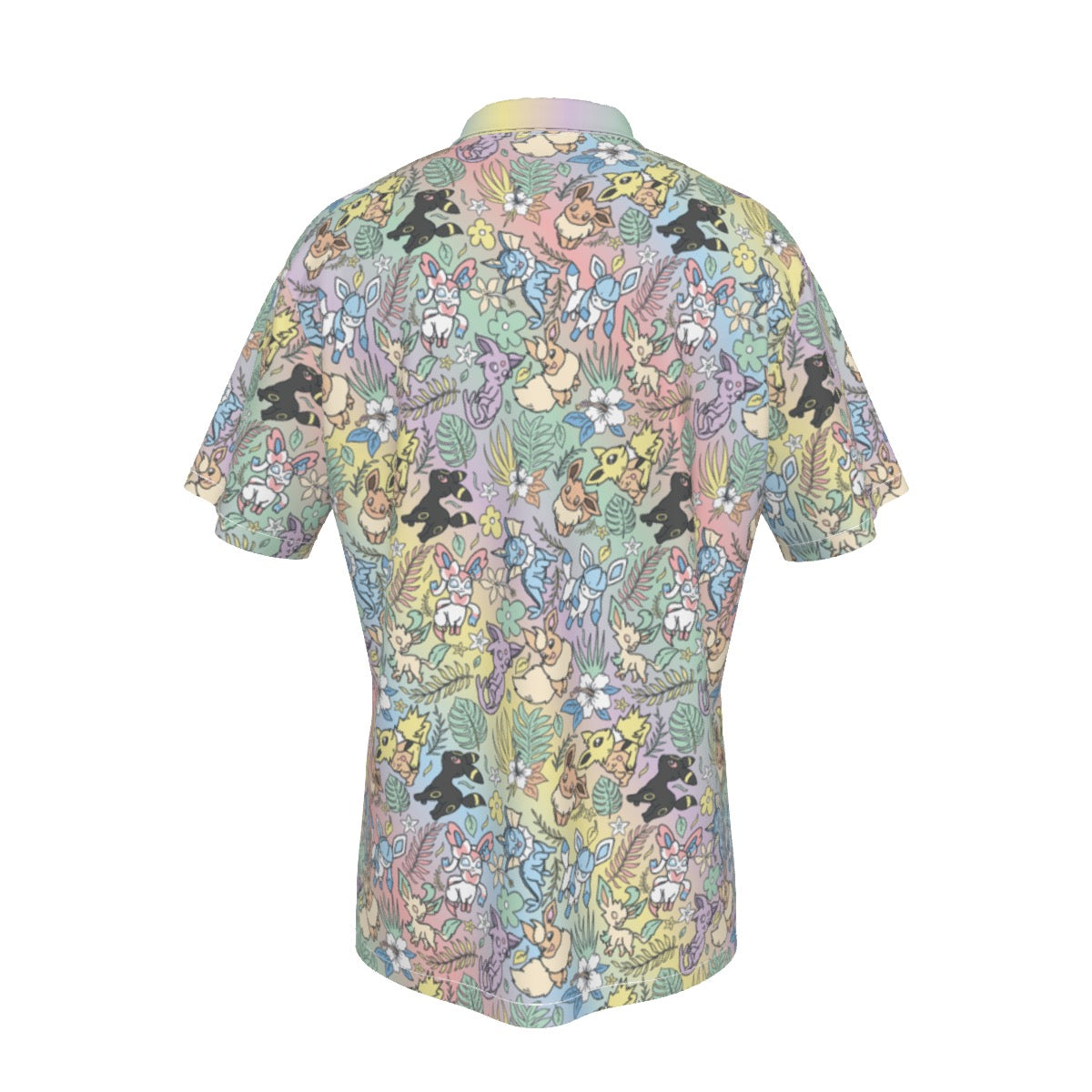 Eeveelutions Hawiian Button Shirt