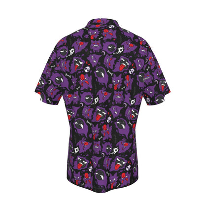 Gengar (Black) Button Shirt