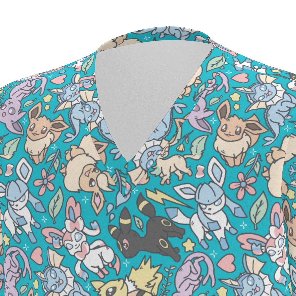 Eeveelution (Teal) Scrubs