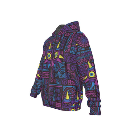 Zelda Majora’s Mask (Purple) Pattern Hoodie