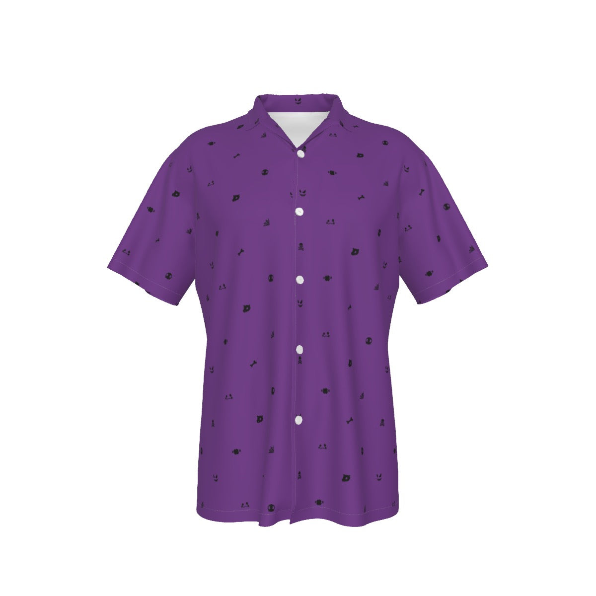 Ghost (Purple) Button Shirt