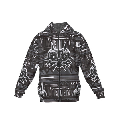 Zelda Majora’s Mask (Black) Pattern Hoodie