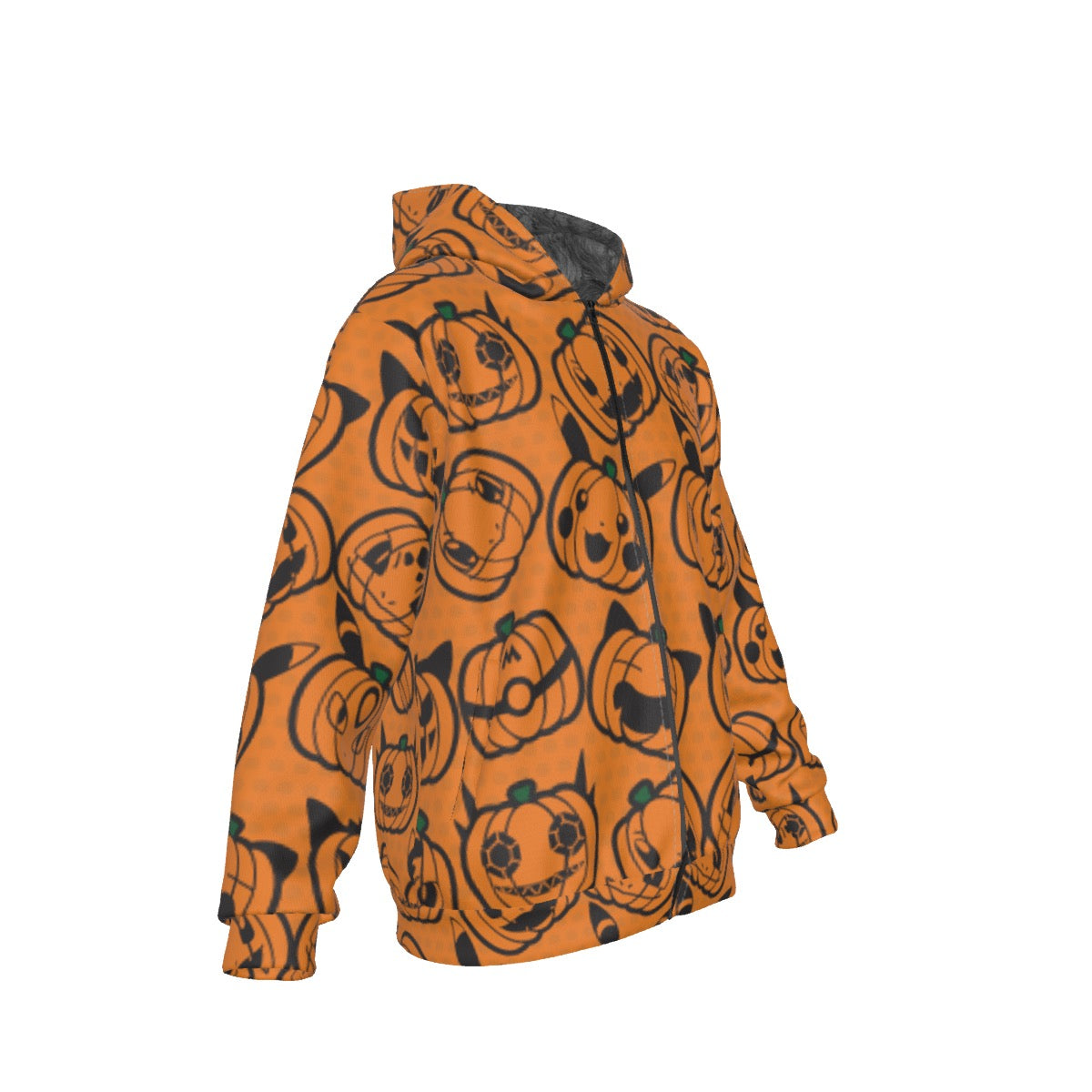 Halloween (Orange) Pattern Hoodie