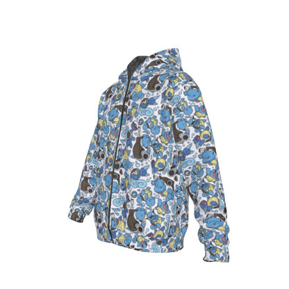 Blastoise (White) Pattern Hoodie