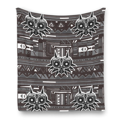 Zelda Majora’s Mask (Black) Blanket