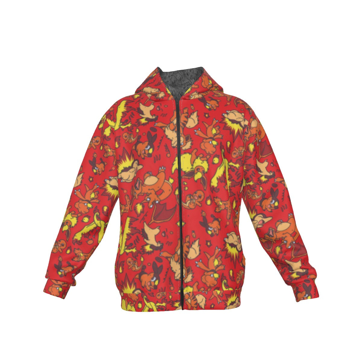 Fire Pattern Hoodie