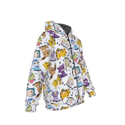 Mimikyu (White) Pattern Hoodie
