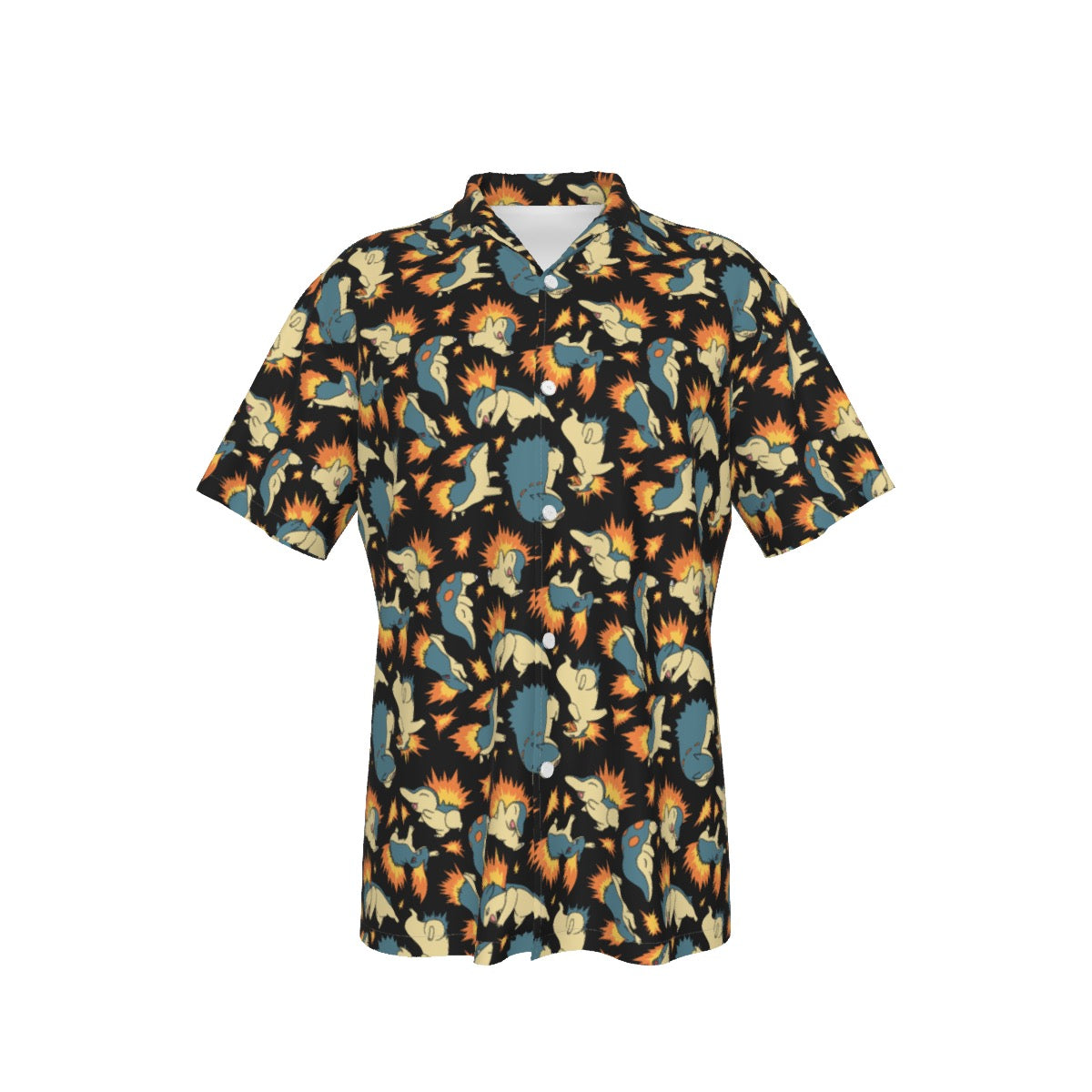 Typhlosion (Black) Button Shirt