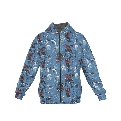 Greninja Pattern Hoodie