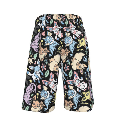 Eeveelutions (Black) Shorts