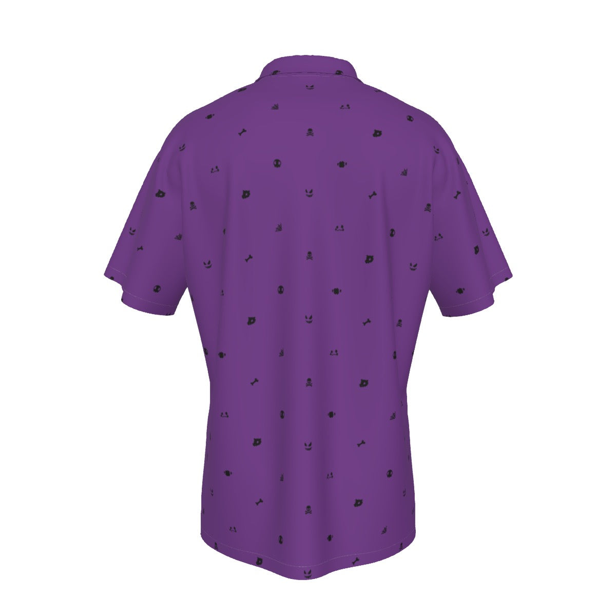 Ghost (Purple) Button Shirt