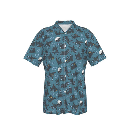 Umbreon (Blue) Button Shirt