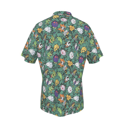 Bug Type Hawaiian Button Shirt