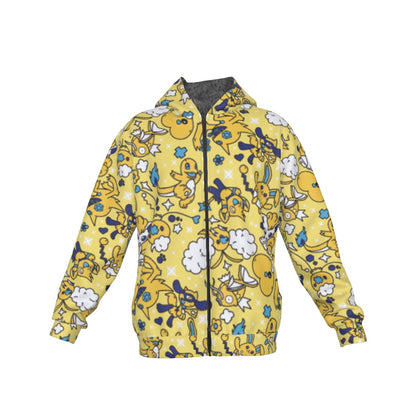 Shiny Gold Pattern Hoodie