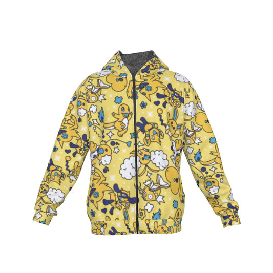 Shiny Gold Pattern Hoodie