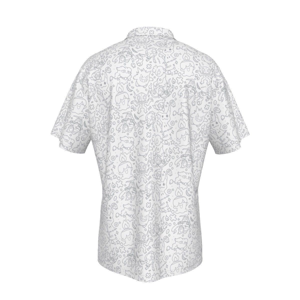 Ghost (White) Button Shirt