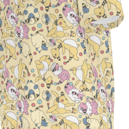 All-Over Print Unisex Scrub Set With Six Pocket