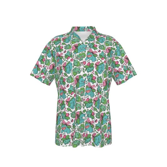 Venusaur (White) Button Shirt