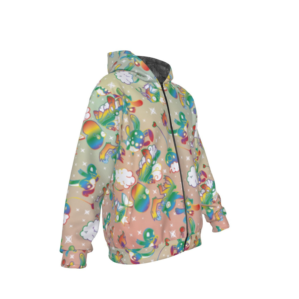 Rainbow Pattern Hoodie