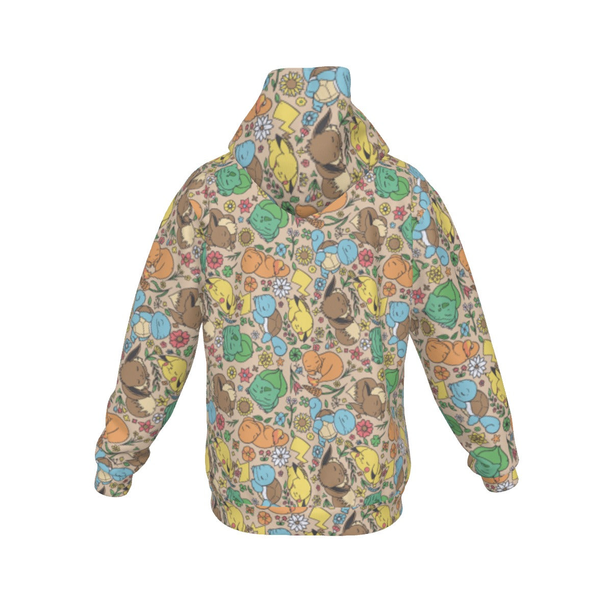 Sleeping Starters (Brown) Pattern Hoodie