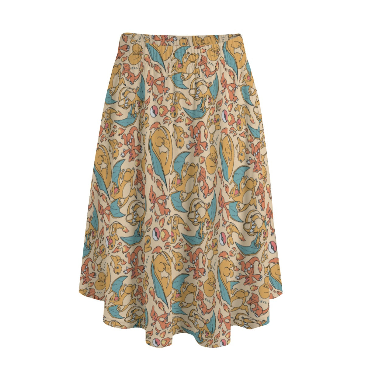 Charizard Cream Skirt