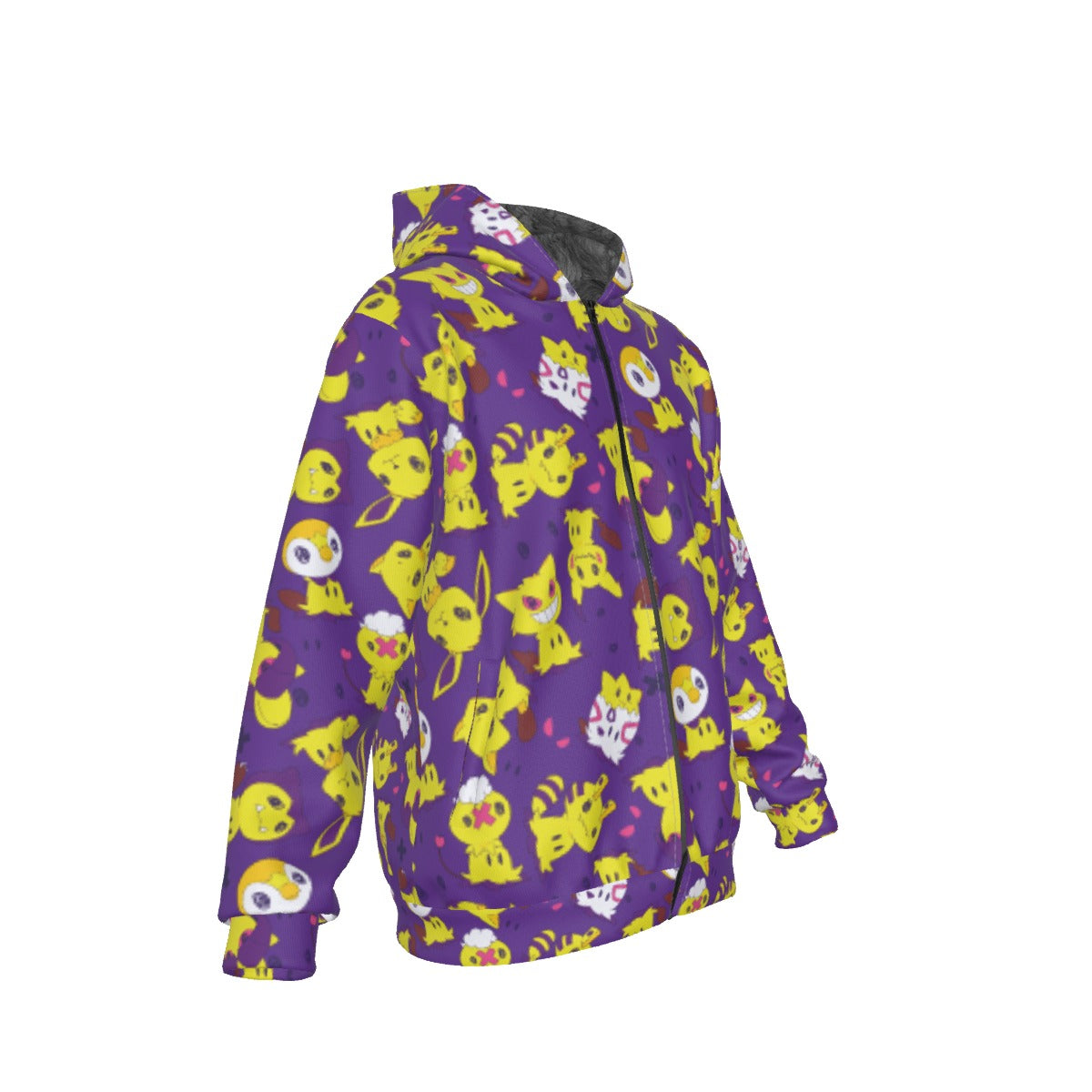 Mimikyu (Purple) Pattern Hoodie