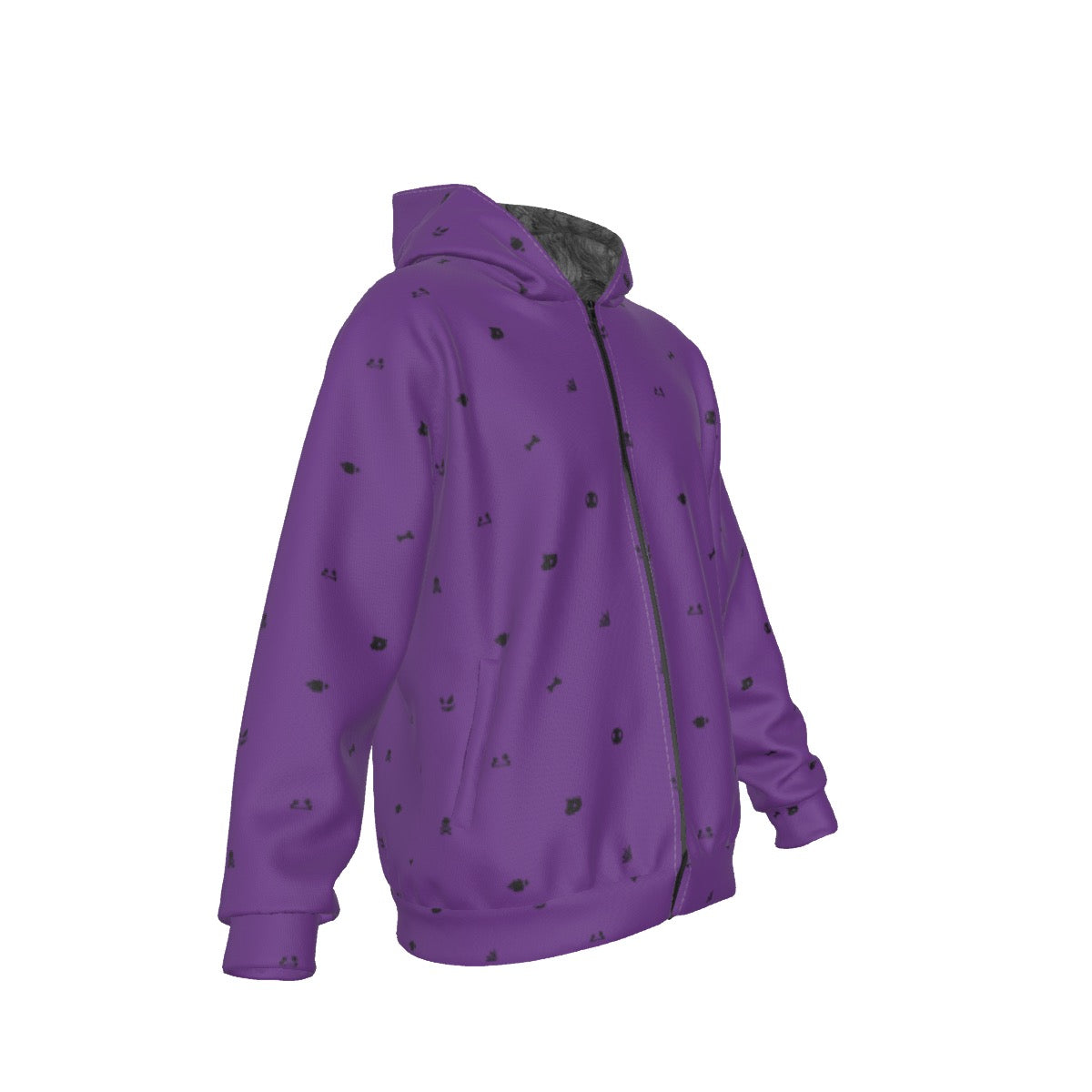 Ghost (Purple) Pattern Hoodie