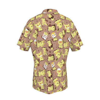 Mimikyu (Brown) Button Shirt