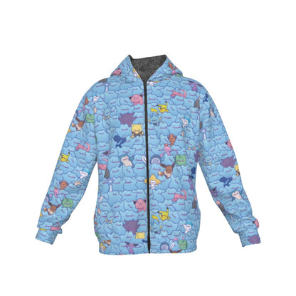 Ditto (Blue) Pattern Hoodie