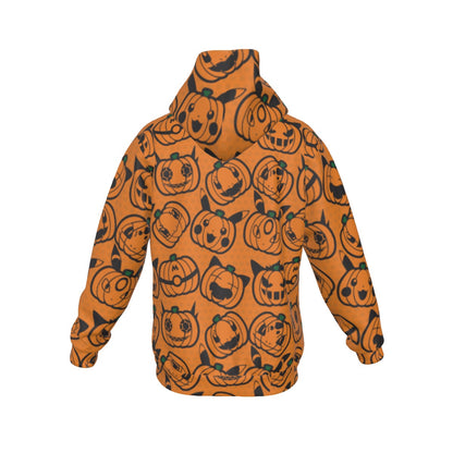 Halloween (Orange) Pattern Hoodie