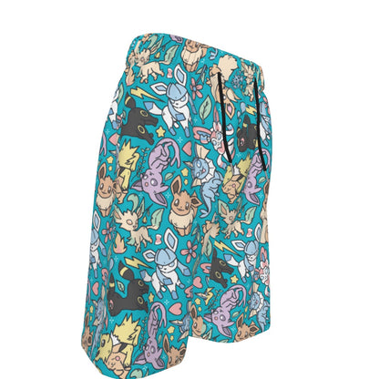 Eeveelutions (Teal) Shorts