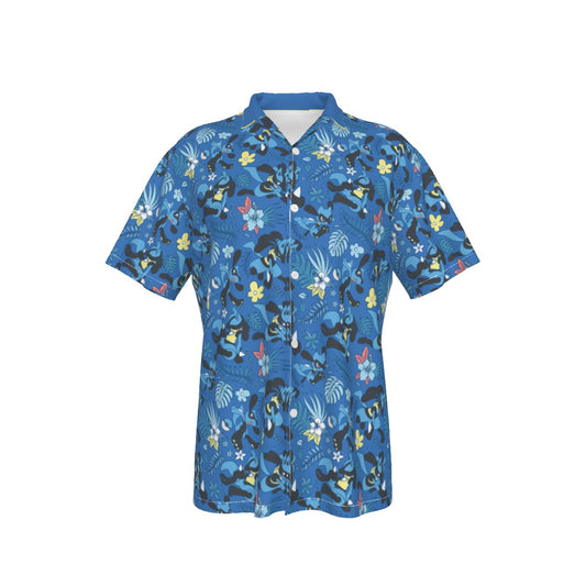 Lucario Hawaiian Button Shirt