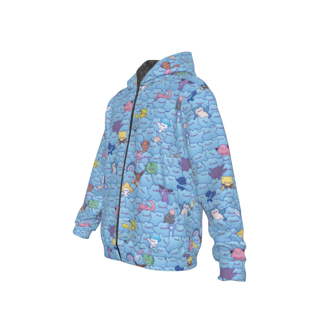 Ditto (Blue) Pattern Hoodie