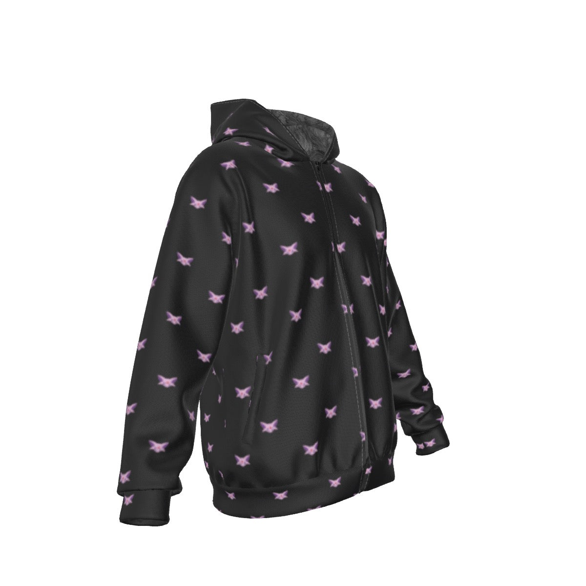 Espeon (Black) Pattern Hoodie