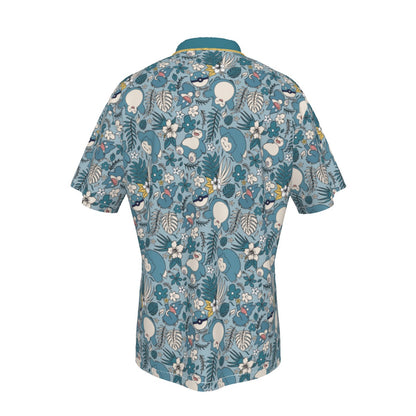 Snorlax Hawiian Button Shirt