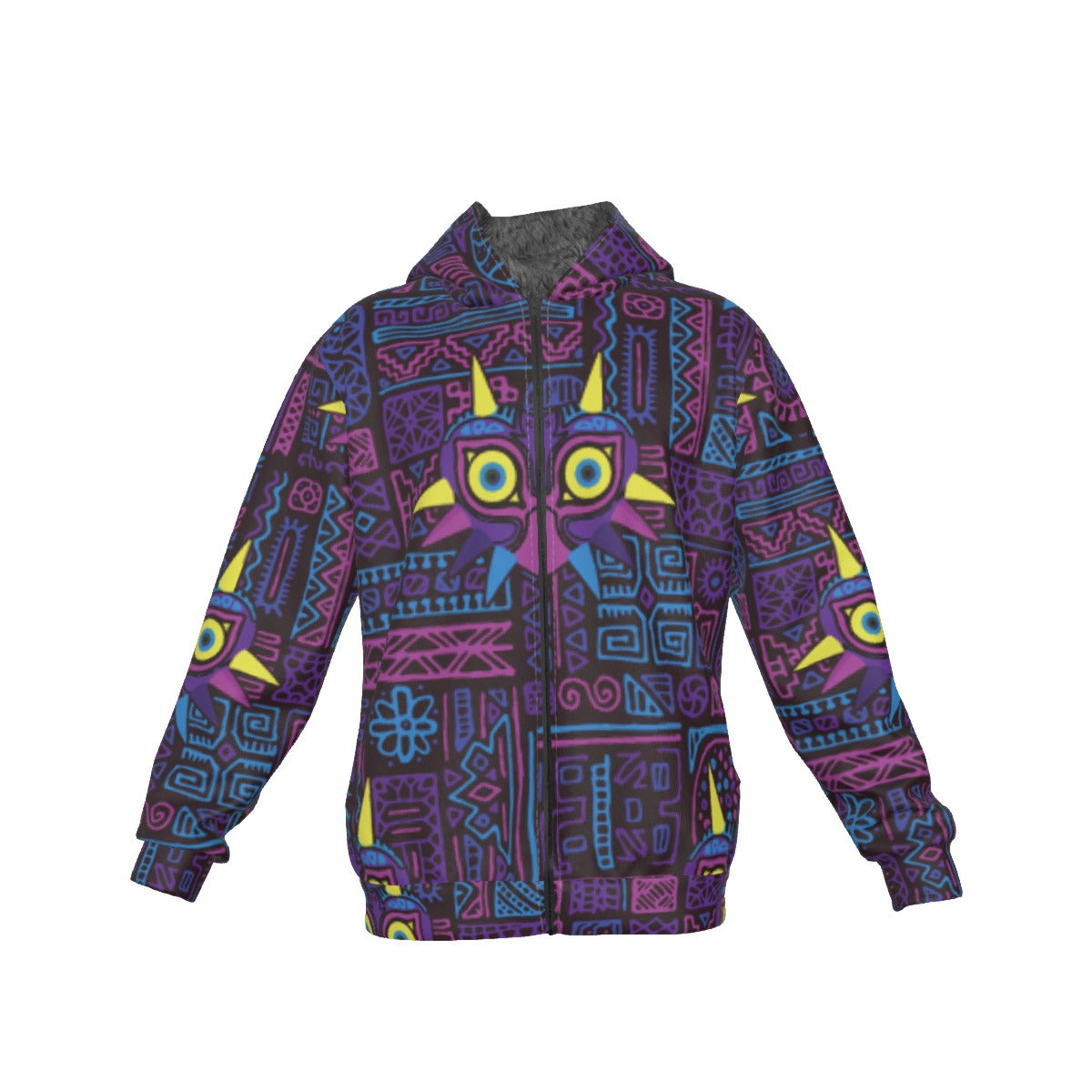 Zelda Majora’s Mask (Purple) Pattern Hoodie