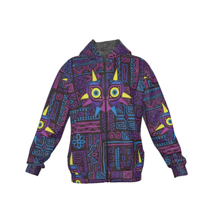 Zelda Majora’s Mask (Purple) Pattern Hoodie