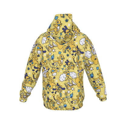 Shiny Gold Pattern Hoodie