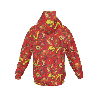 Fire Pattern Hoodie